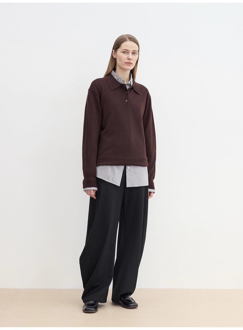 FIRELADY FUR | Women's Wool Polo Neck Sweater