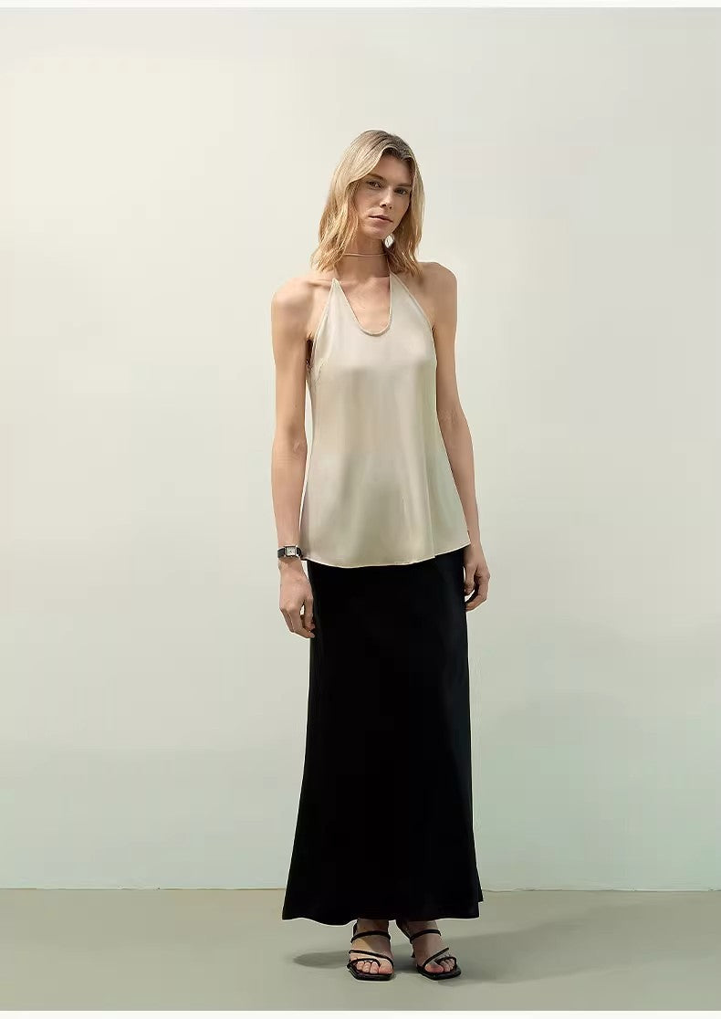 PREMIUM STYLE CO. LTD. | Women's Vinegar Acetate Fishtail Skirt