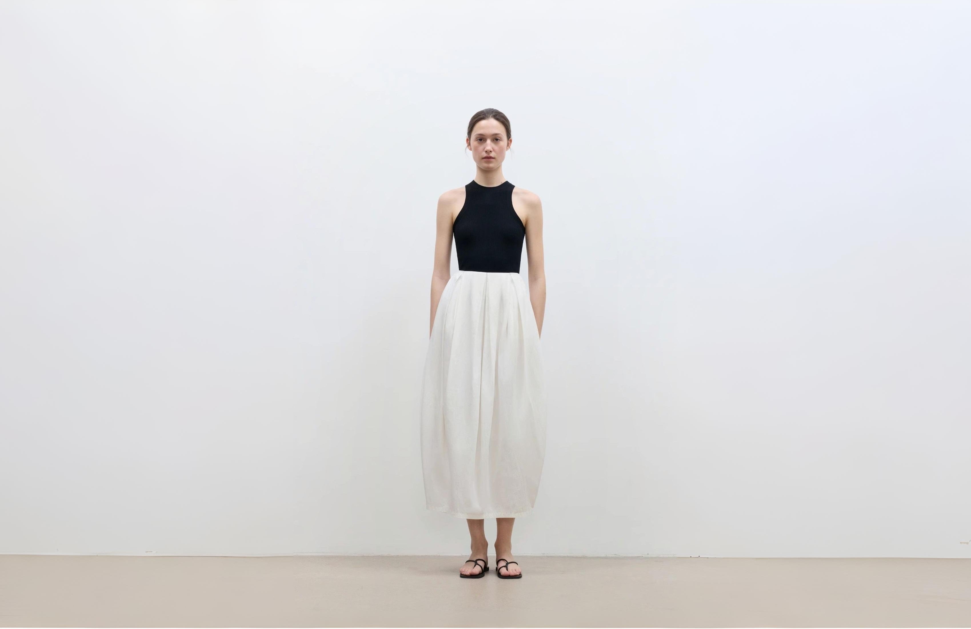 FIRELADY FUR | Women's Cotton & Nylon Blend Balloon Skirt