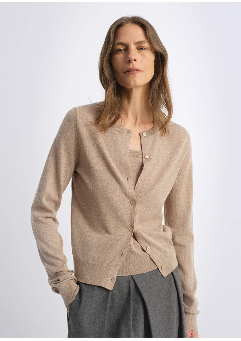 PREMIUM STYLE CO. LTD. | Women's Wool Blend Knit Cardigan