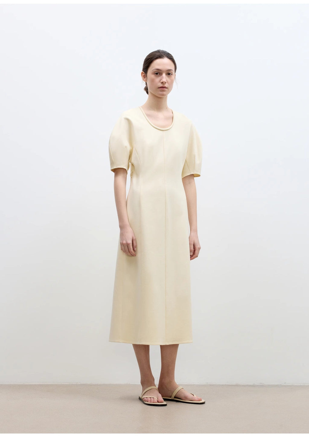 FIRELADY FUR | Women's Cotton U-Neck Knit Dress
