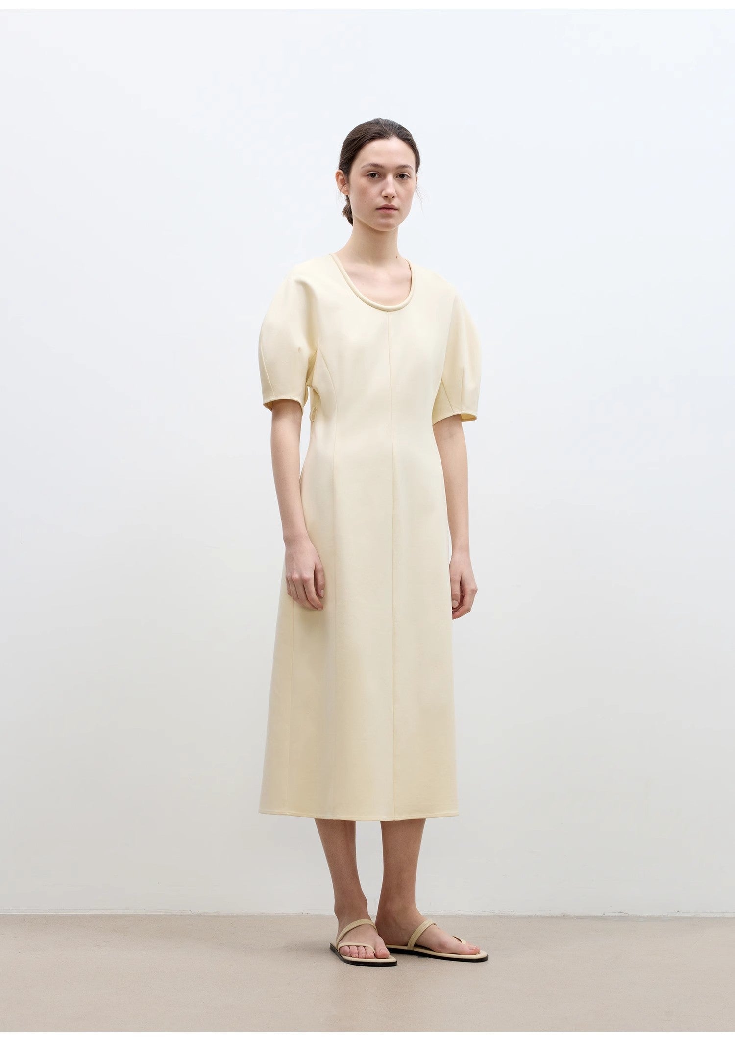 FIRELADY FUR | Women's Cotton U-Neck Knit Dress