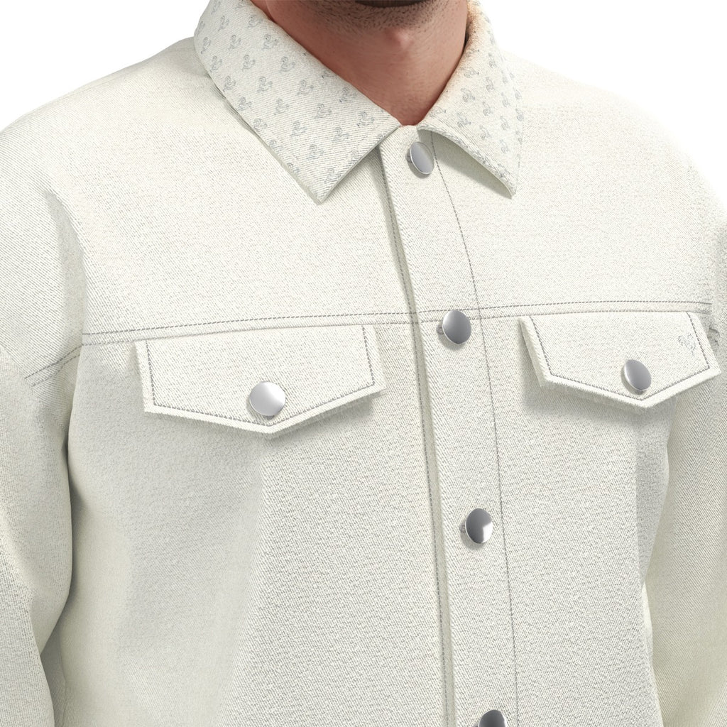 Cotton Jacket | Logo Lapel