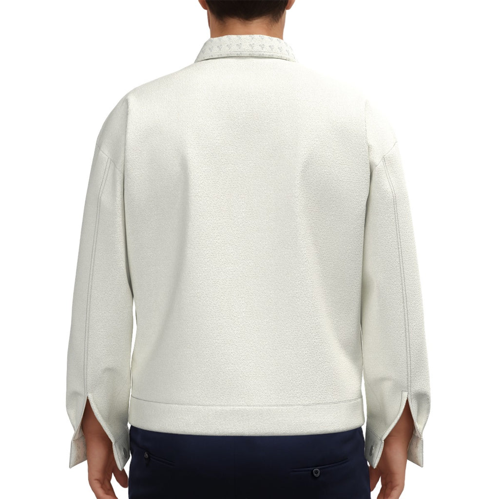 Cotton Jacket | Logo Lapel