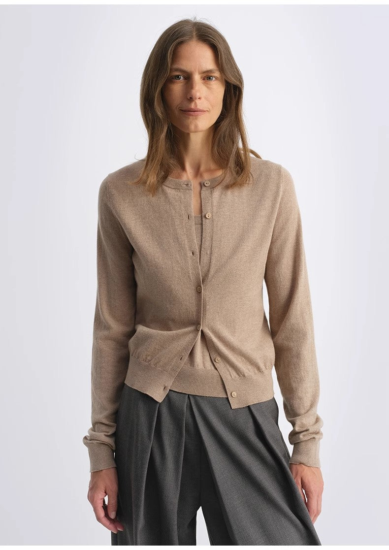 PREMIUM STYLE CO. LTD. | Women's Wool Blend Knit Cardigan