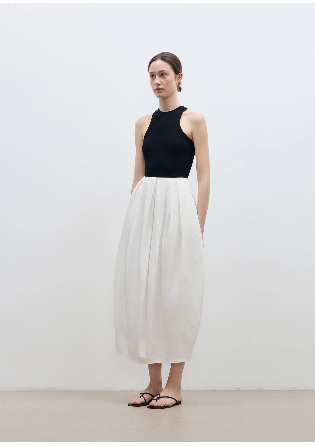 FIRELADY FUR | Women's Cotton & Nylon Blend Balloon Skirt