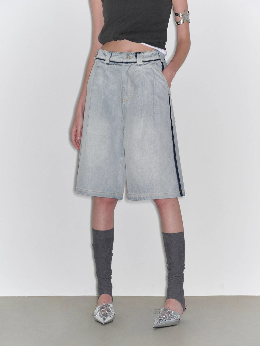 PREMIUM STYLE CO. LTD. | Women's Denim Culottes