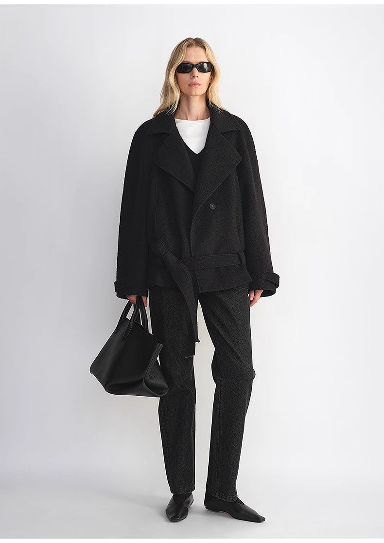 Women's Wool Coat | Herringbone