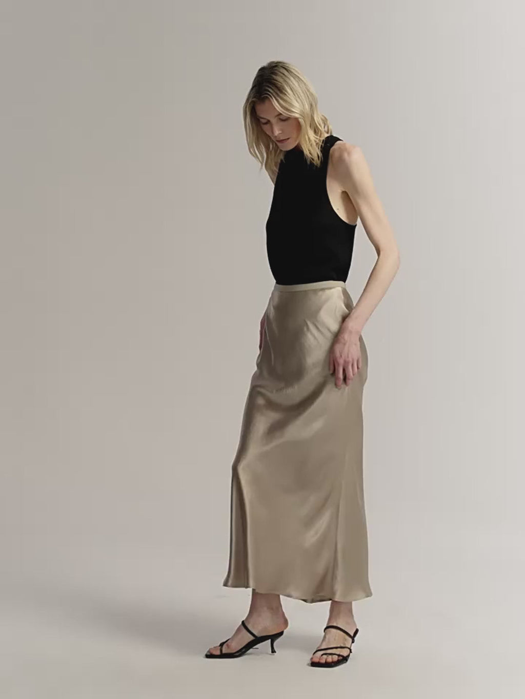 PREMIUM STYLE CO. LTD. | Women's Vinegar Acetate Fishtail Skirt