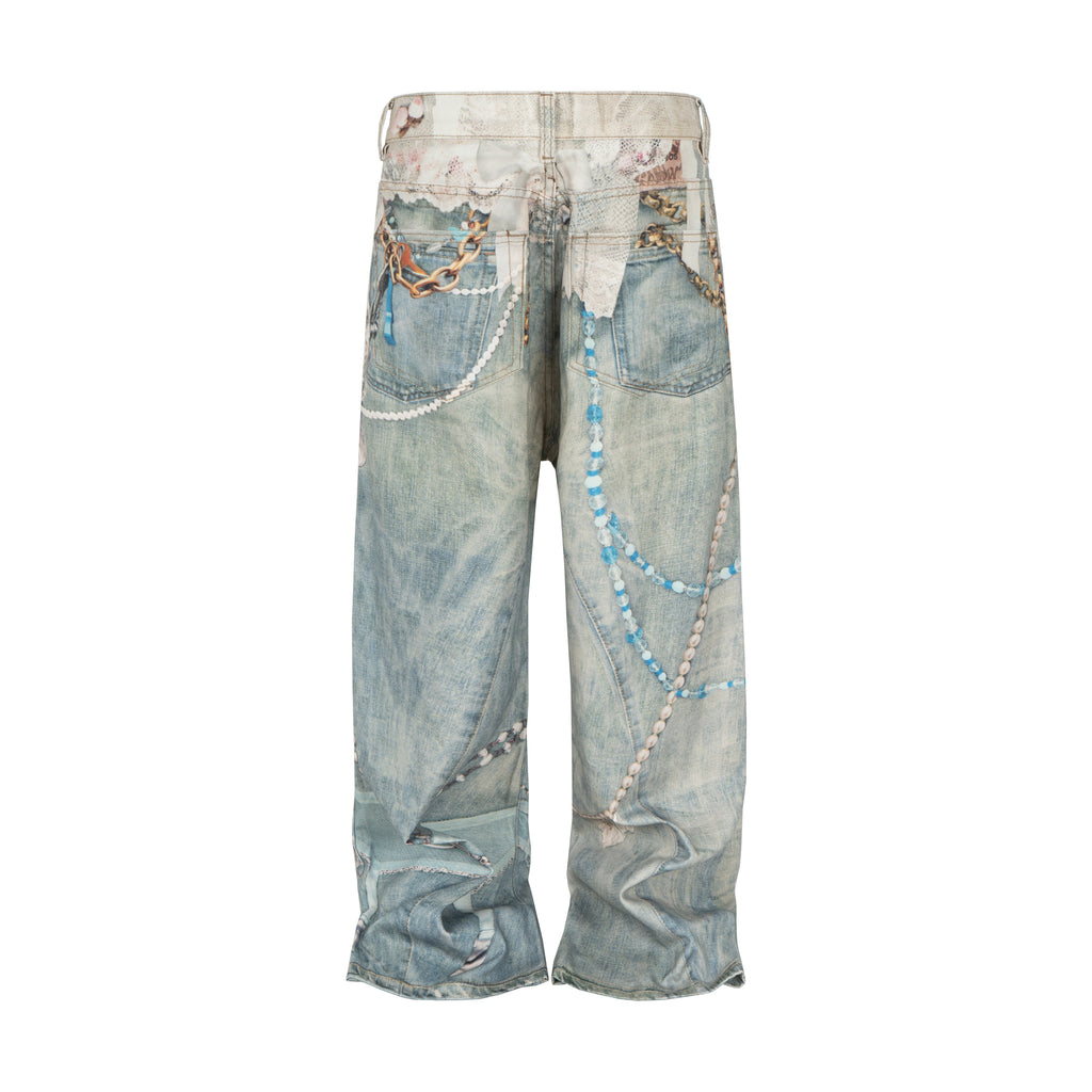 UNDEVELOPED | Men's Mother of Pearl Denim Pants