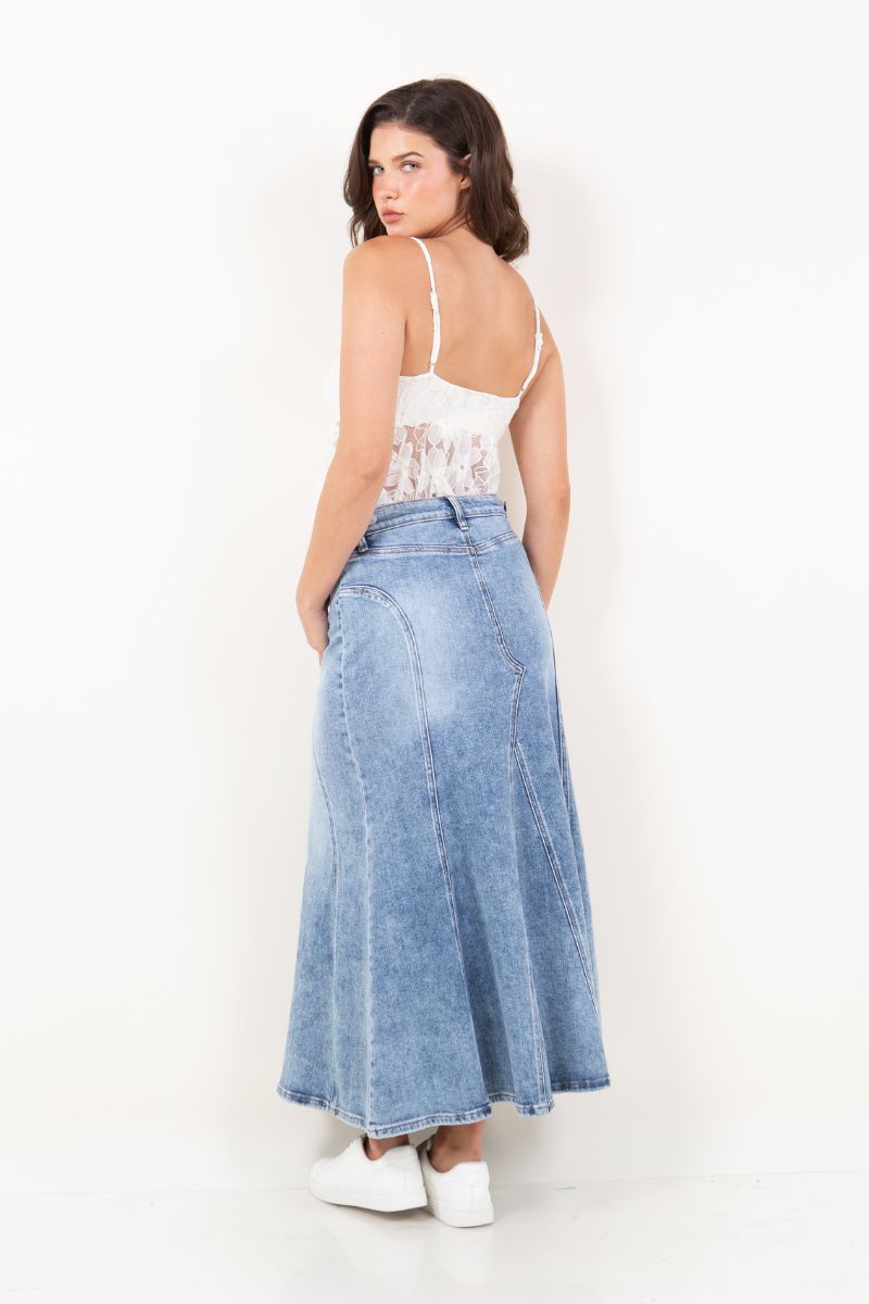 Artemis Vintage | Kayla Denim Maxi Skirt