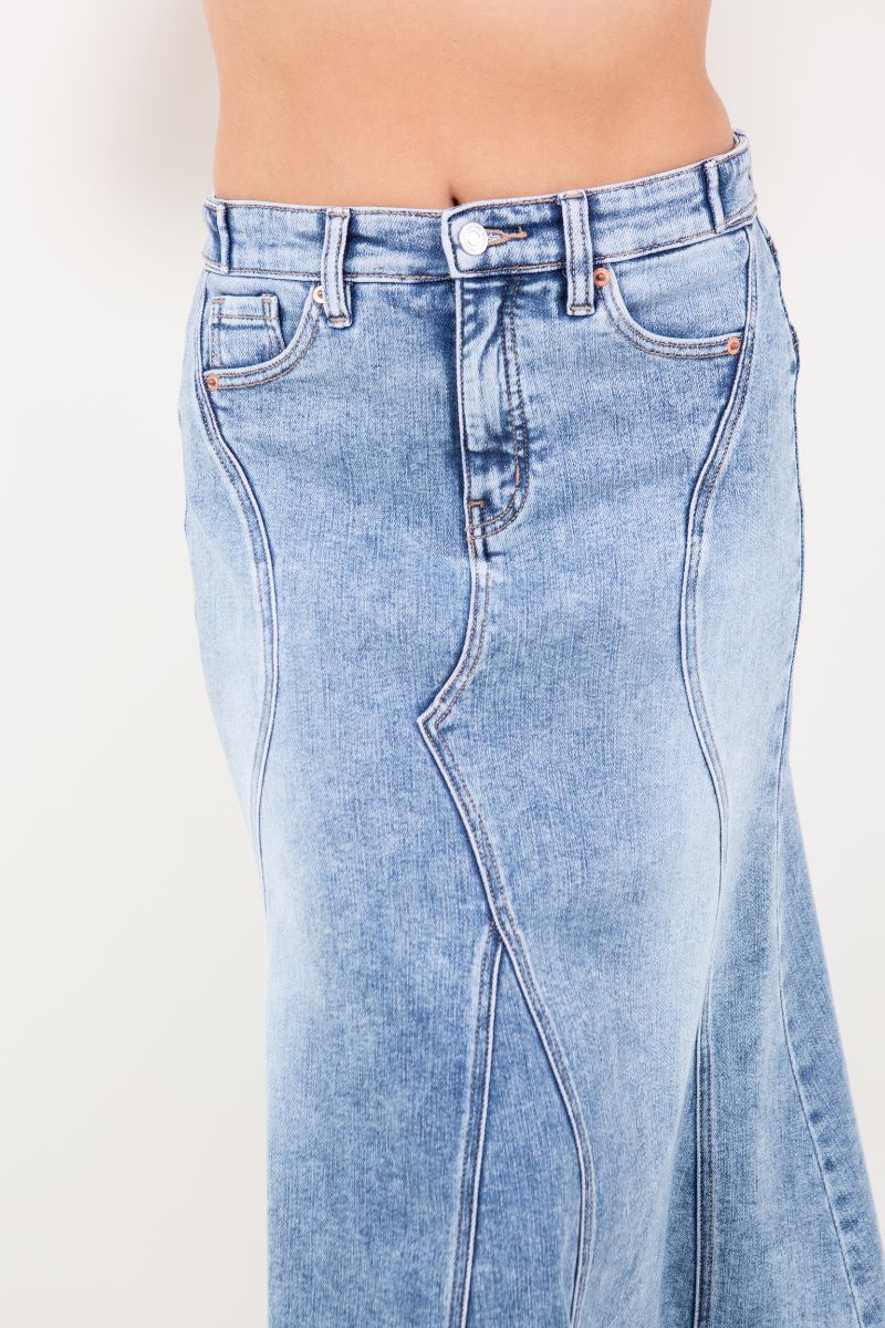 Artemis Vintage | Kayla Denim Maxi Skirt