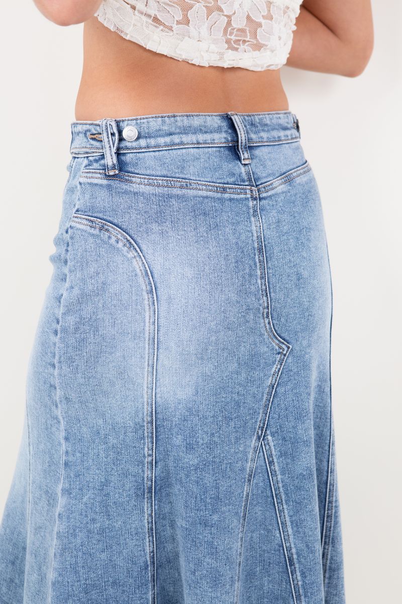 Artemis Vintage | Kayla Denim Maxi Skirt