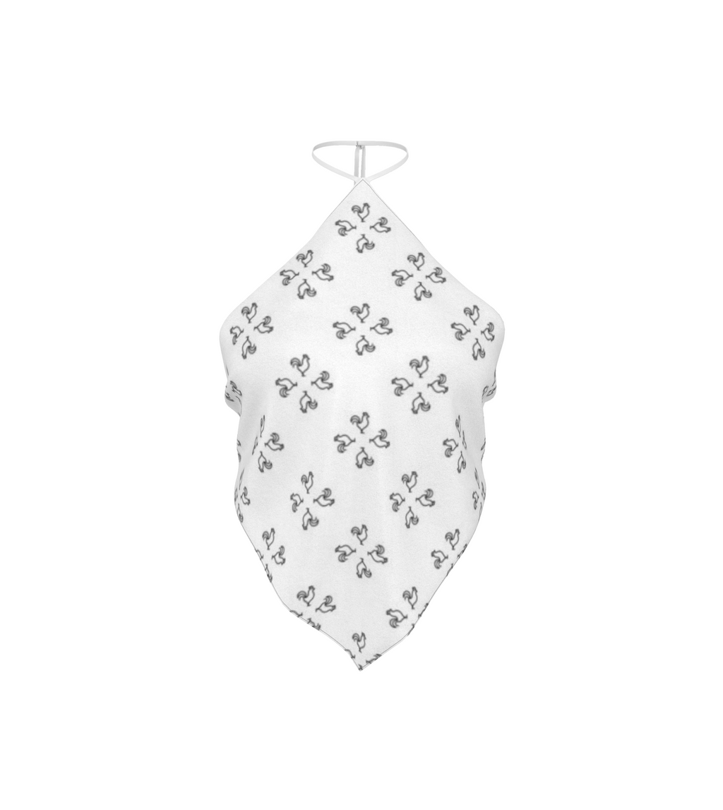 Gallo Jean | Silk Bandana Animal Print Top