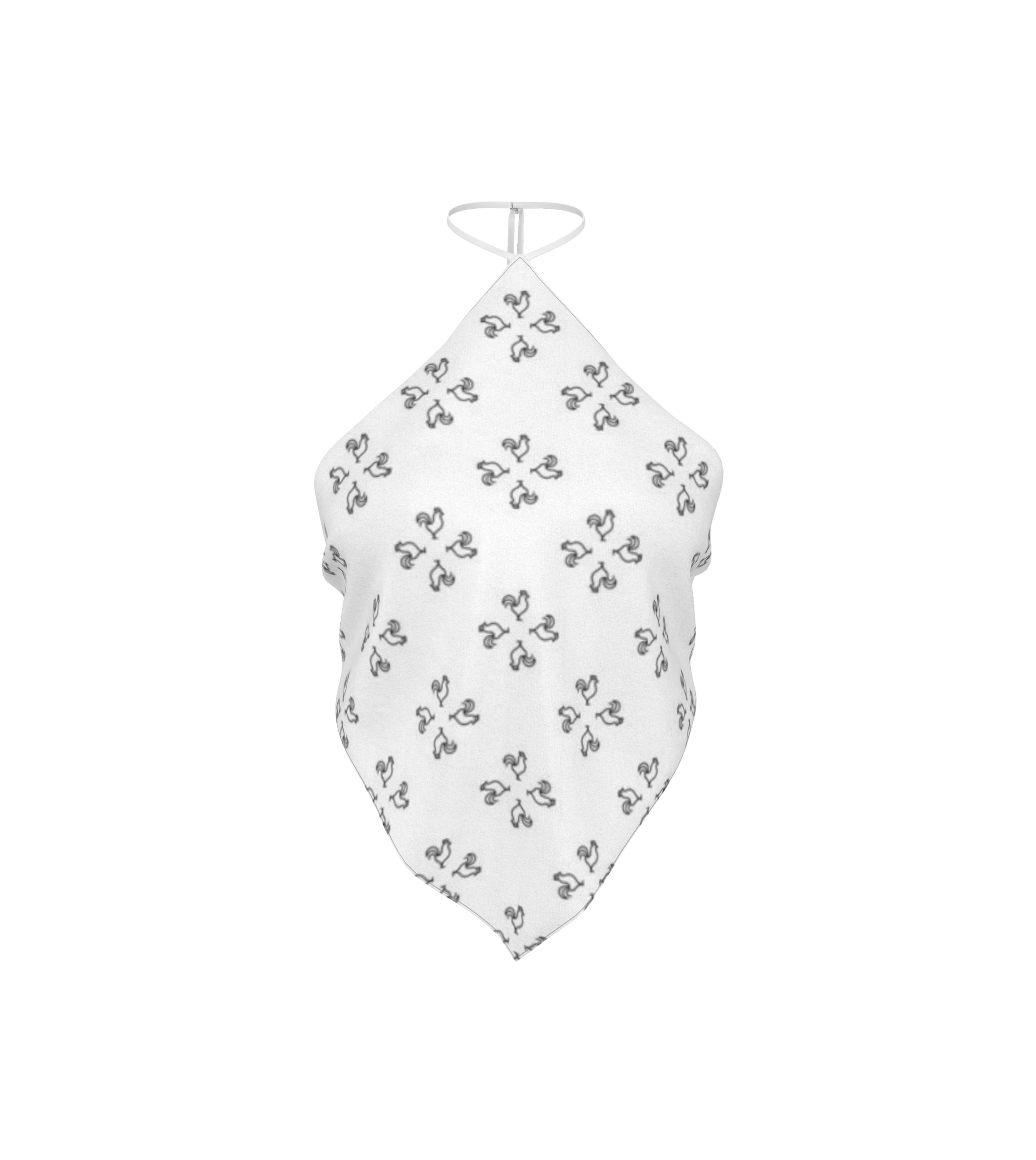 Gallo Jean | Silk Bandana Animal Print Top