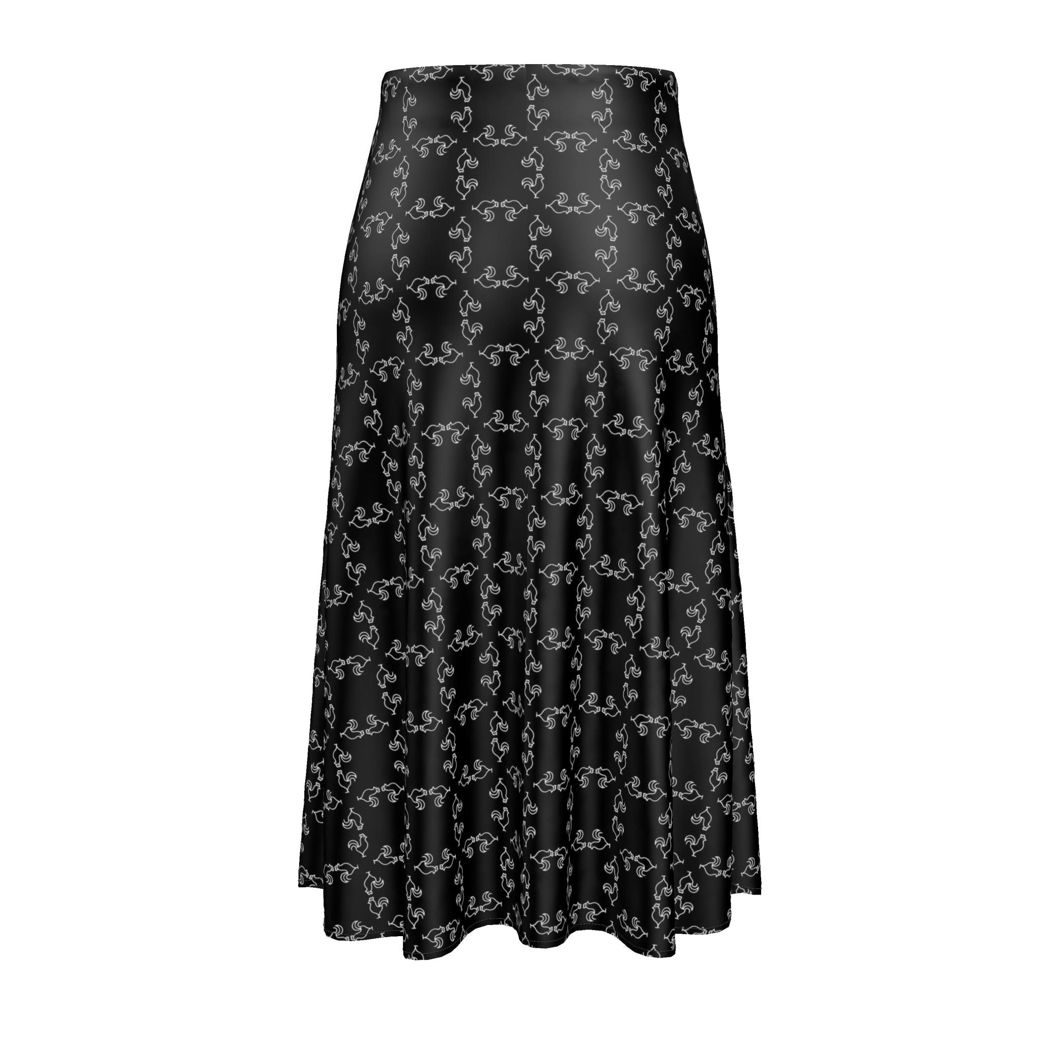 Gallo Jean | Silk Midi Skirt