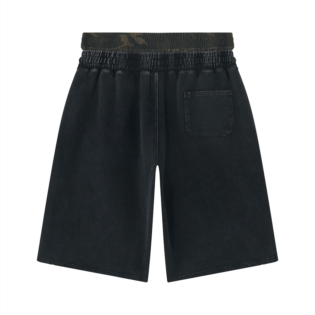 Gallo Jean | Distressed Double Waisted Shorts