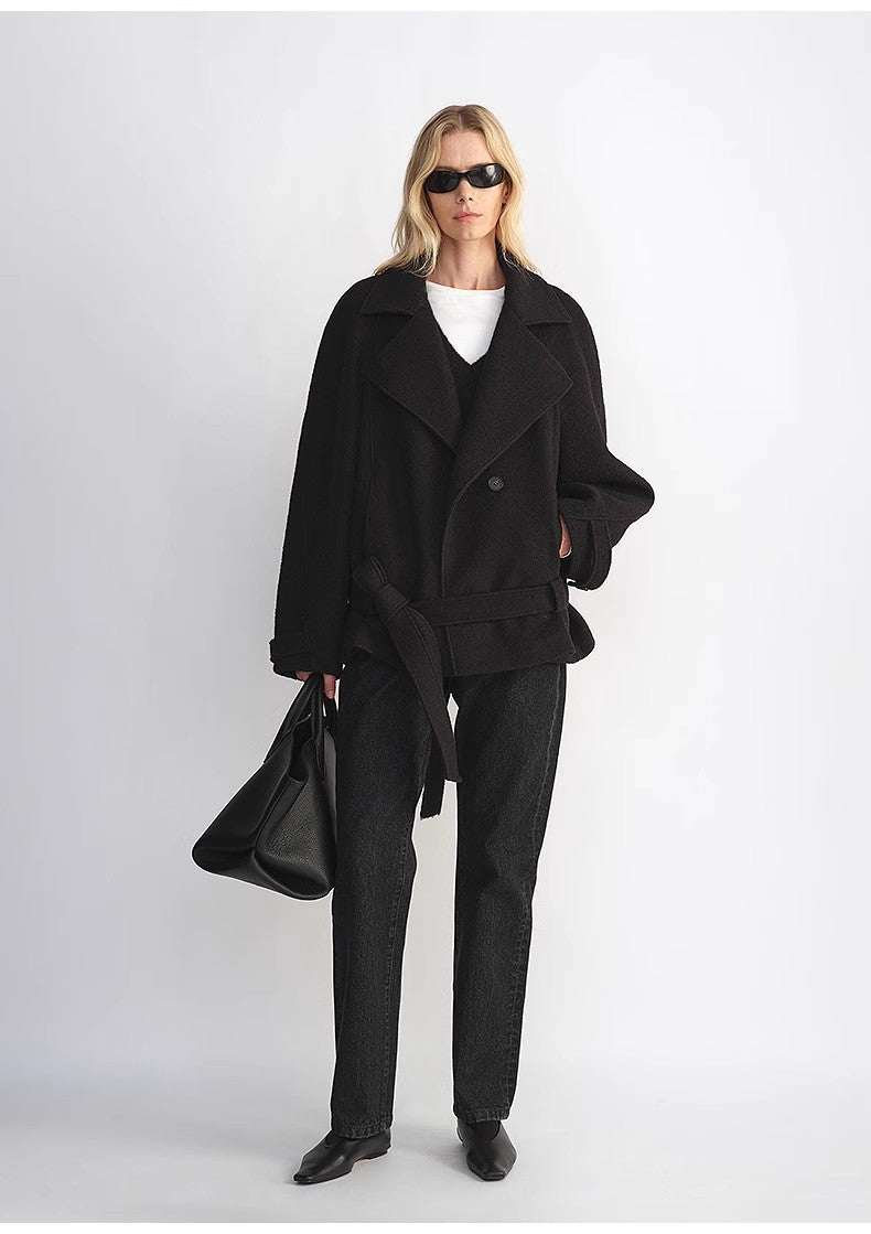 Women's Wool Coat | Herringbone