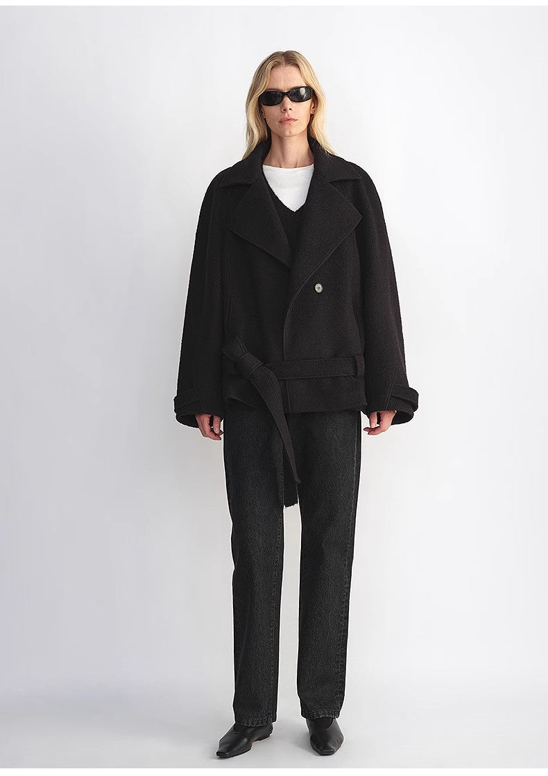 Women's Wool Coat | Herringbone