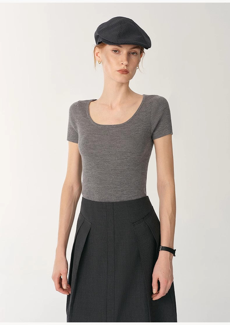 FIRELADY FUR | Women's Wool Round Neck Top