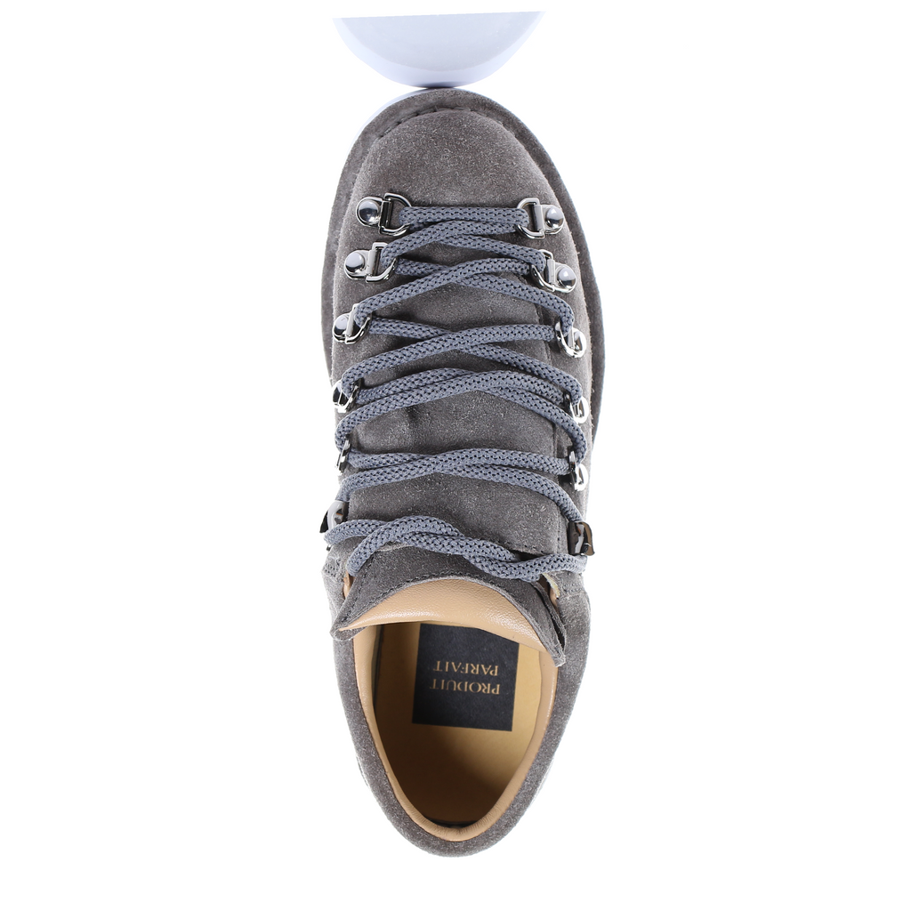 PRODUIT PARFAIT | Women's Grey Genuine Suede Boots