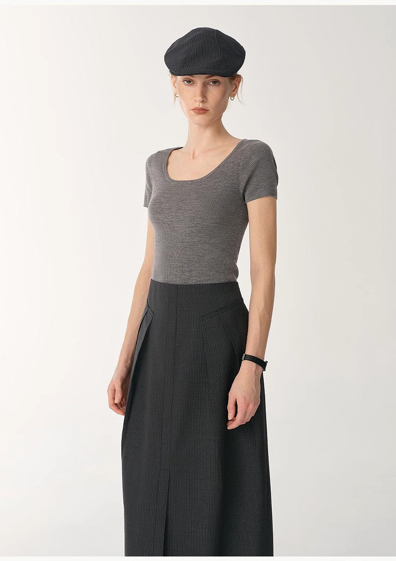 FIRELADY FUR | Women's Wool Round Neck Top