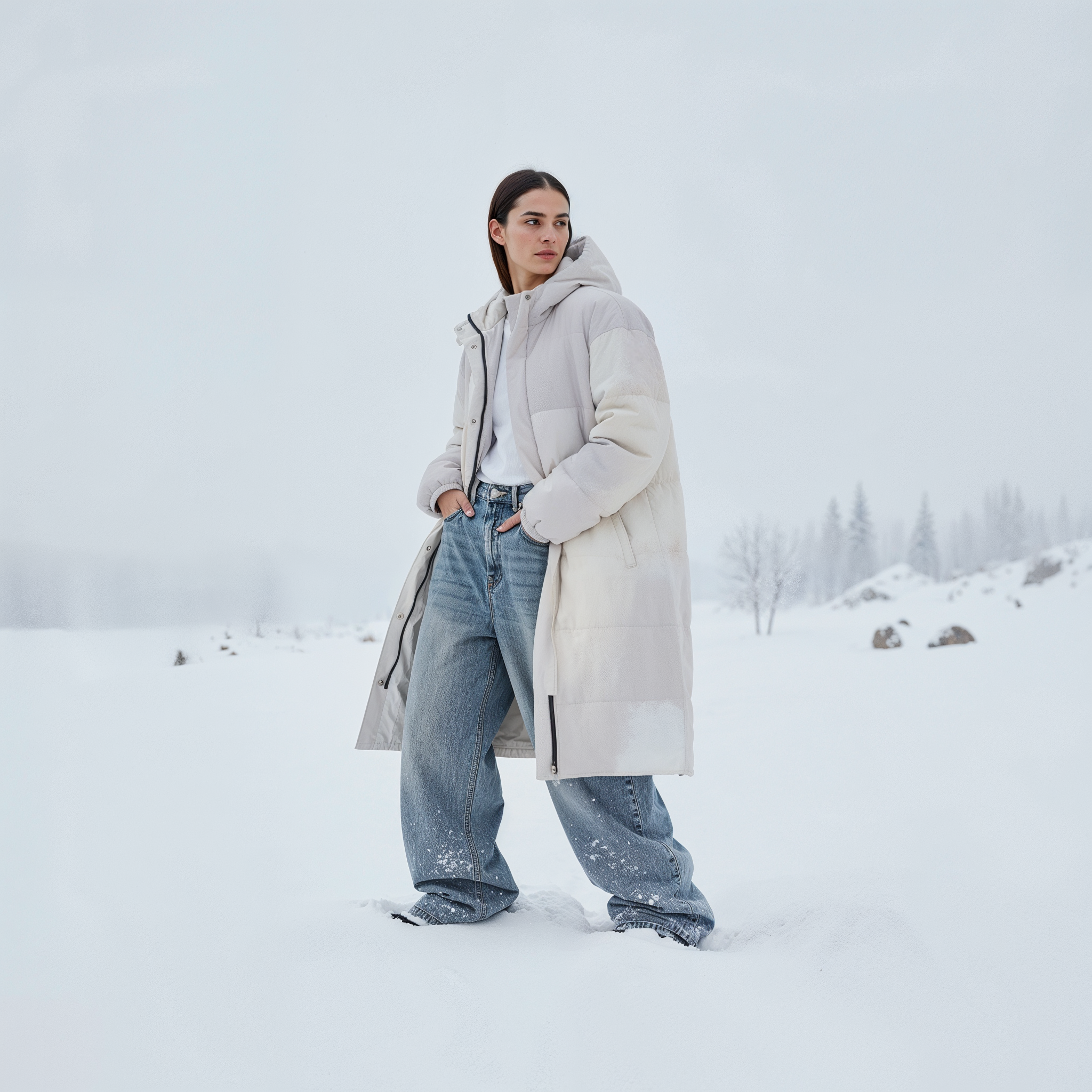 Down Jacket | Pastel Pearl