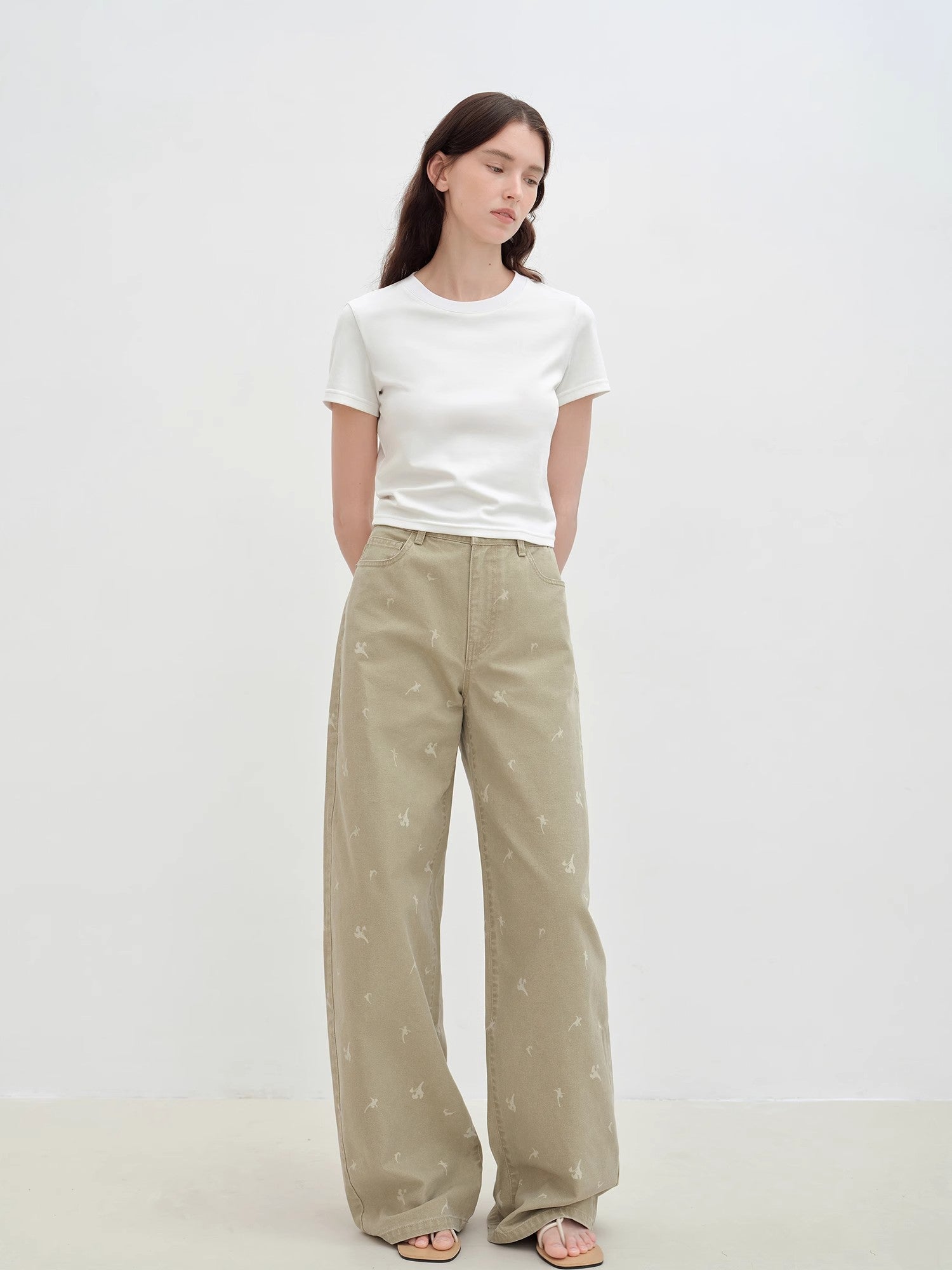 FIRELADY FUR | Women's Calla Lily Print Jeans