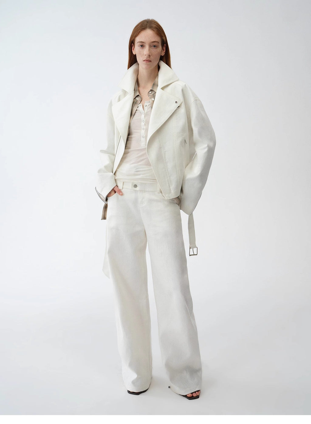 Women's Linen Jacket | Trapezoidal