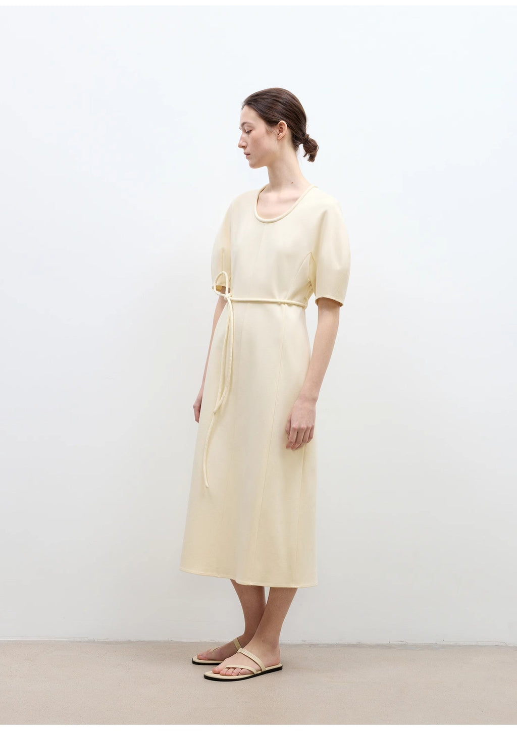 FIRELADY FUR | Women's Cotton U-Neck Knit Dress