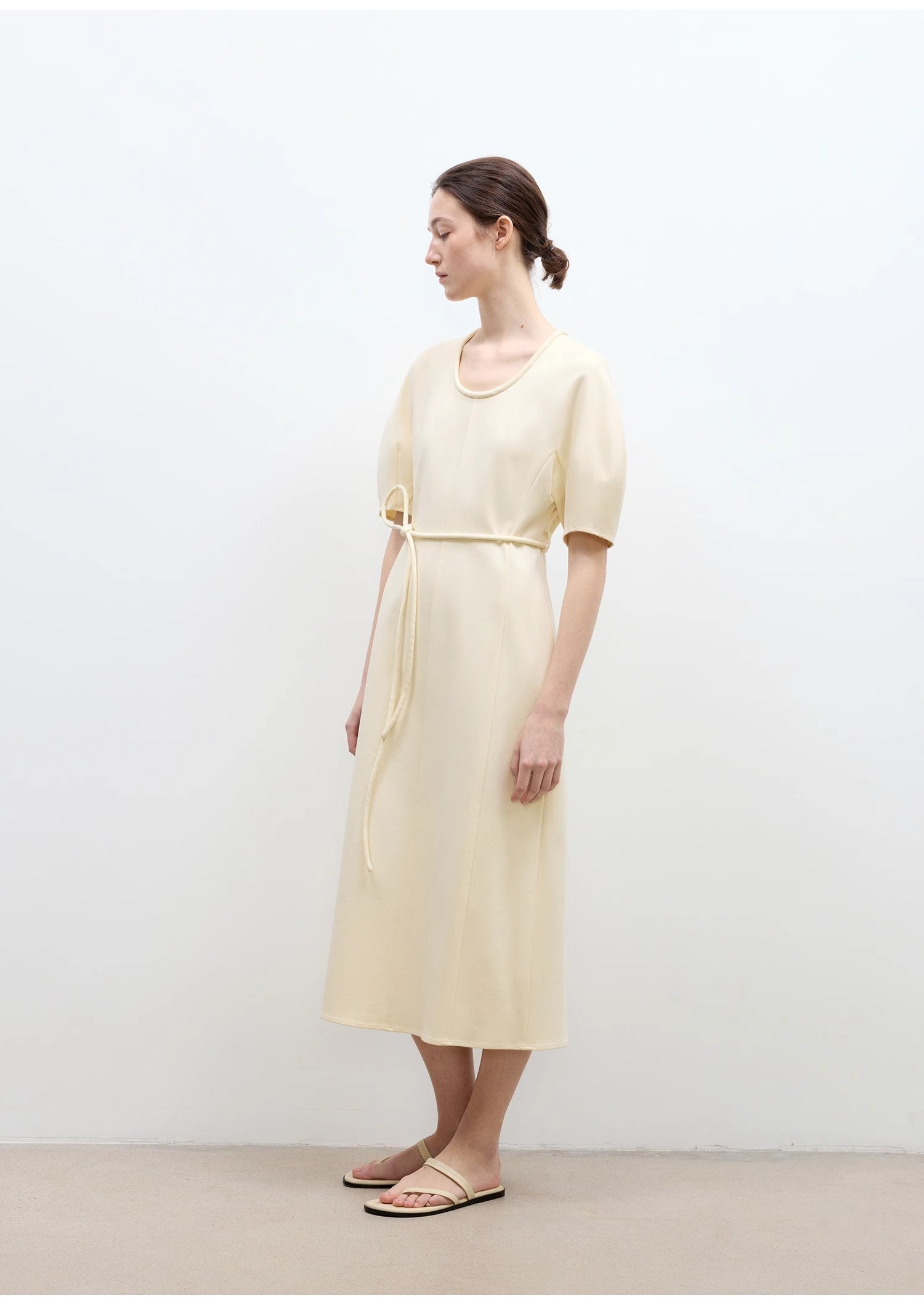 FIRELADY FUR | Women's Cotton U-Neck Knit Dress