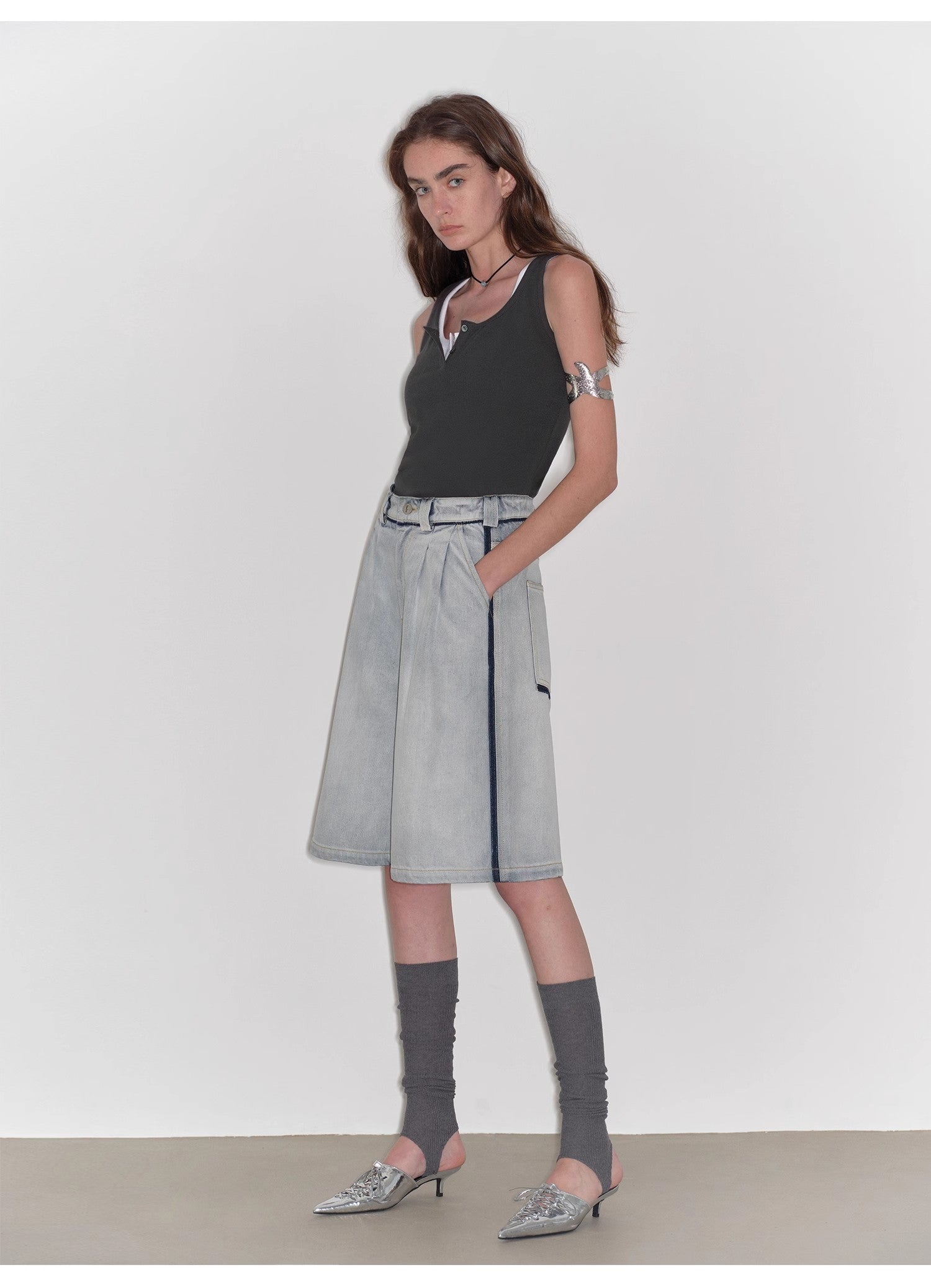 PREMIUM STYLE CO. LTD. | Women's Denim Culottes