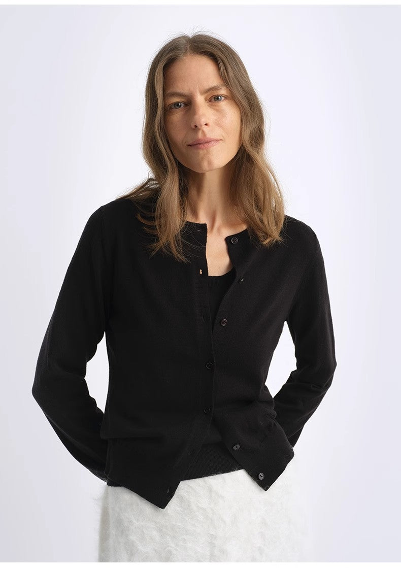 PREMIUM STYLE CO. LTD. | Women's Wool Blend Knit Cardigan