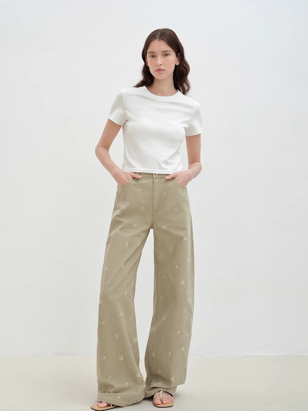 FIRELADY FUR | Women's Calla Lily Print Jeans