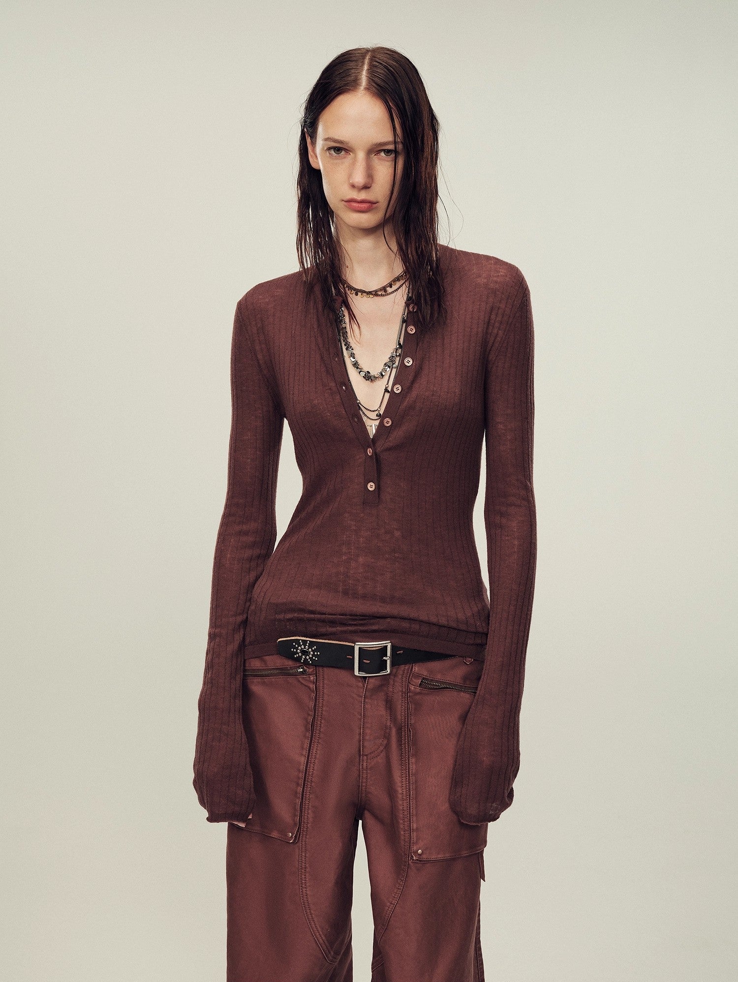 FIRELADY FUR | Women's Ultrafine Wool Blend Knit Top