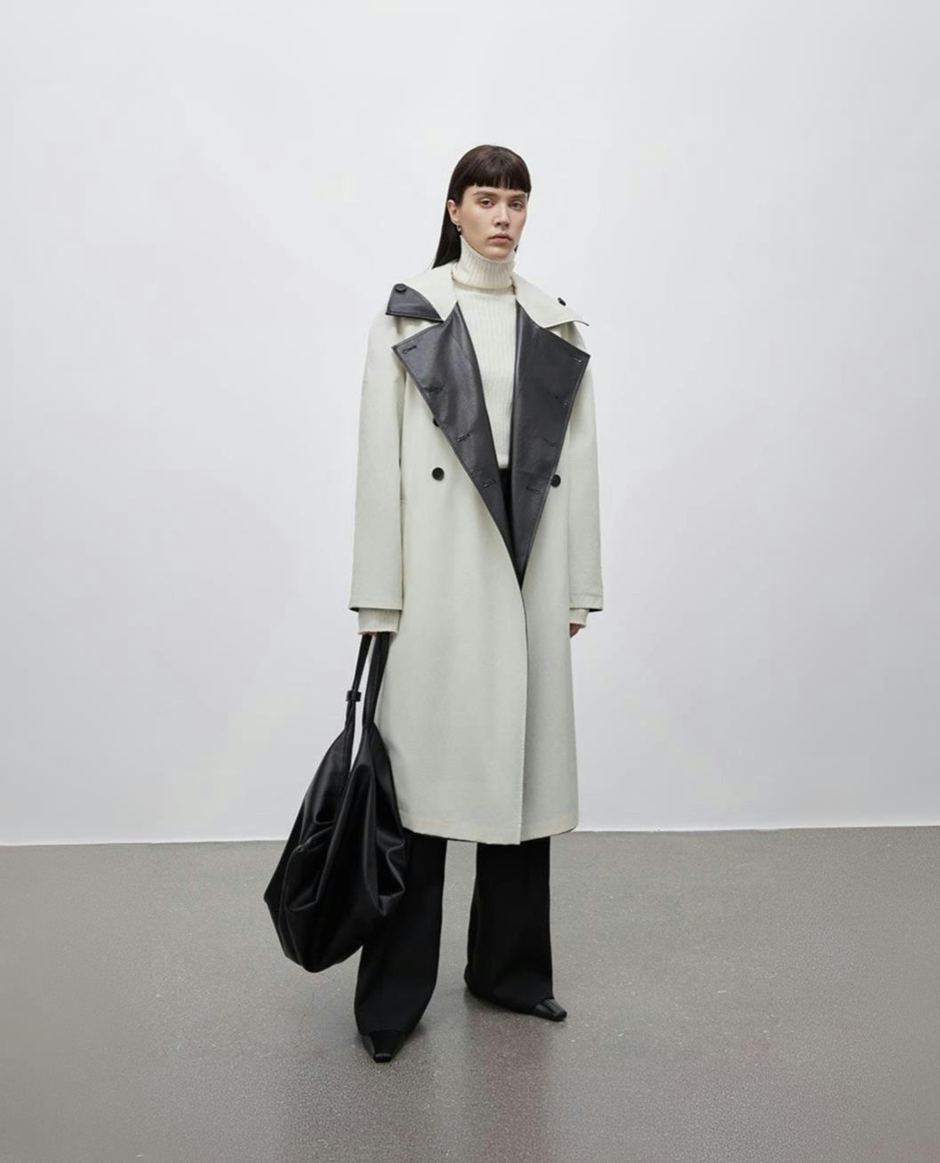 PREMIUM STYLE CO. LTD. | Women's 48S Wool Turtleneck Sweater