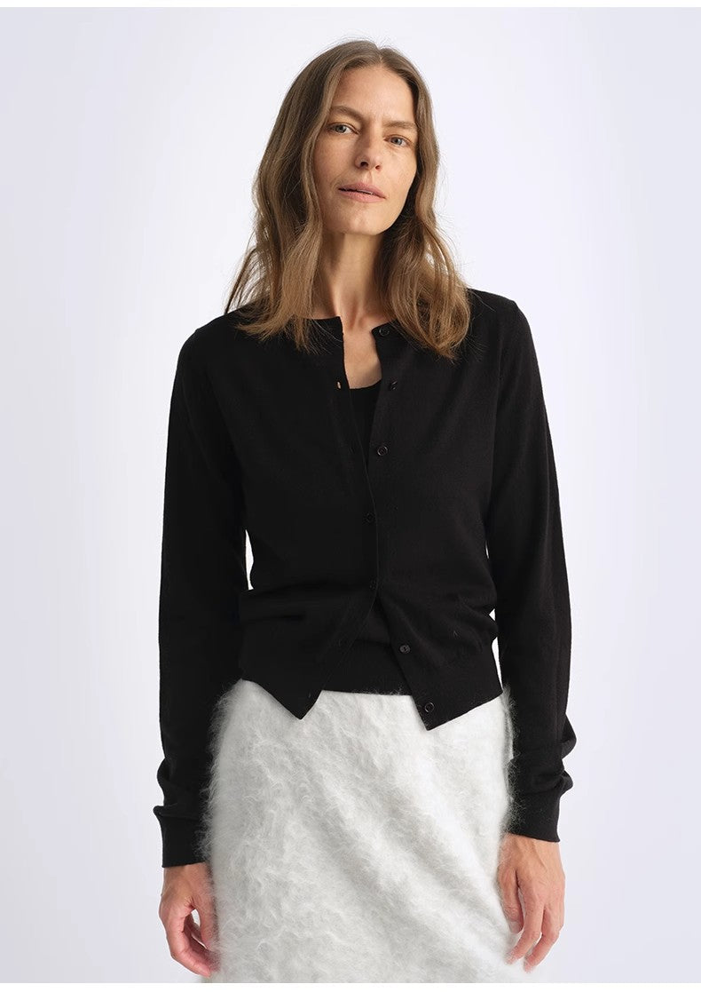 PREMIUM STYLE CO. LTD. | Women's Wool Blend Knit Cardigan