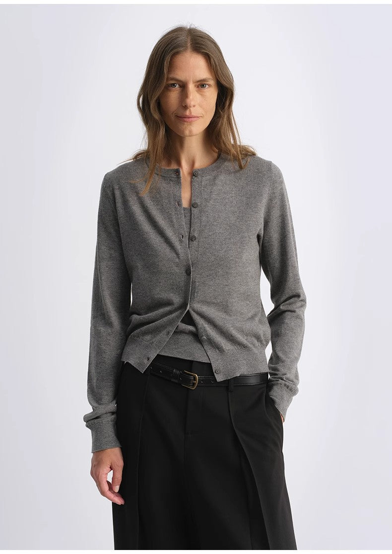 PREMIUM STYLE CO. LTD. | Women's Wool Blend Knit Cardigan