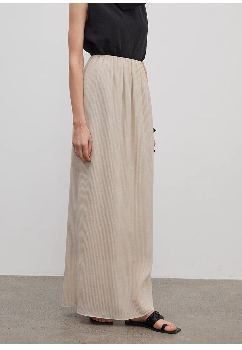 Women's A-Line Maxi Skirt | Mountainous Clouds