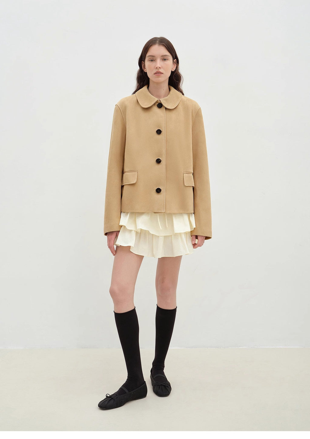 FIRELADY FUR | Women's Sheep Leather Jacket w/ Beading