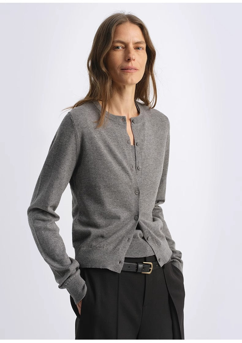 PREMIUM STYLE CO. LTD. | Women's Wool Blend Knit Cardigan