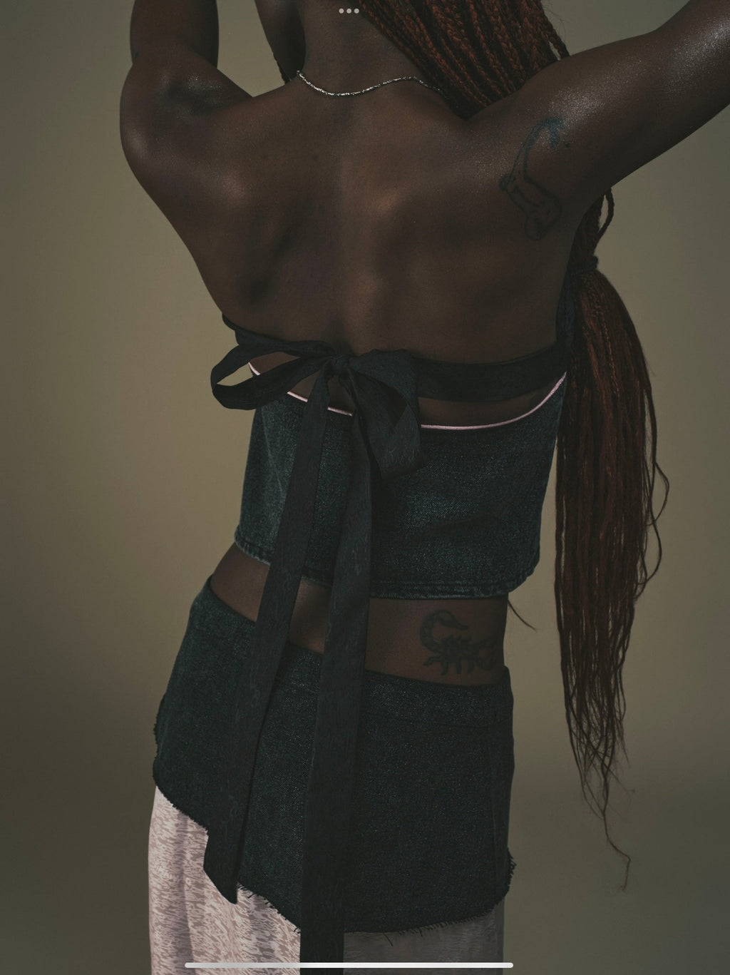 DAWANG | Fei Patch Fishtail Maxi Skirt