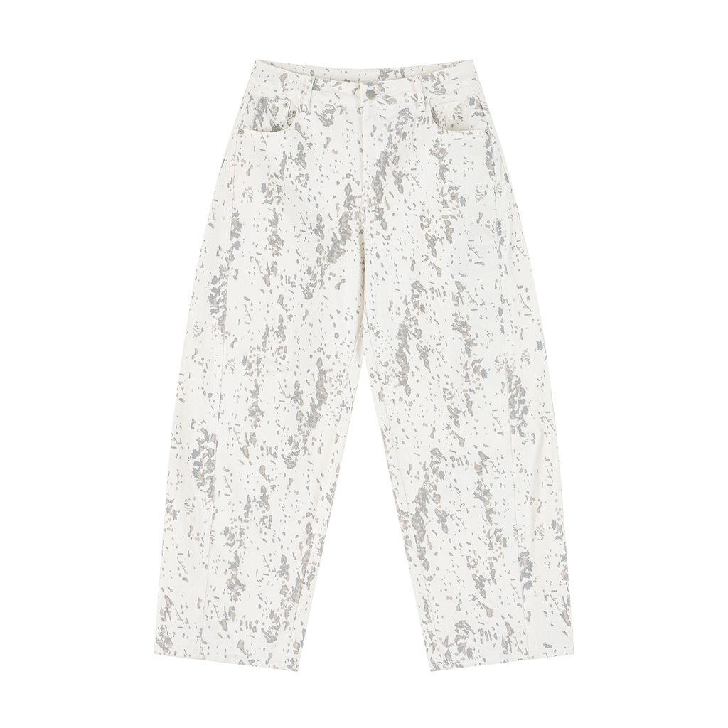 Gallo Jean | Women's Splatter Barrel Leg Jeans