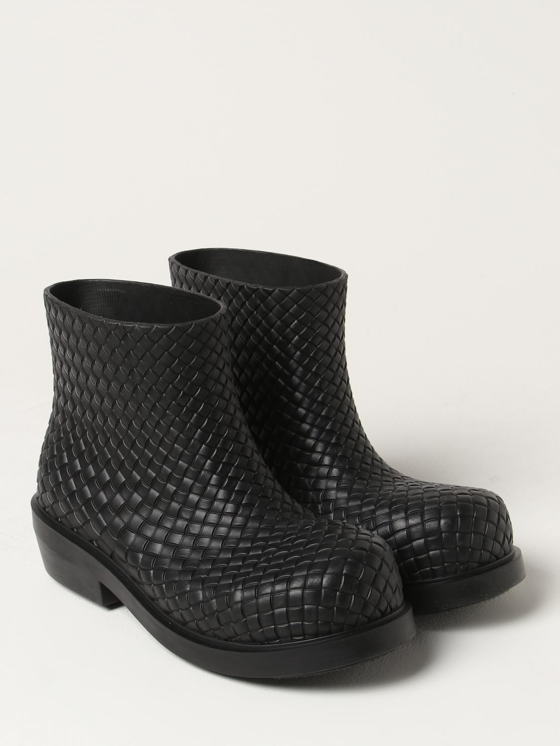 Bottega Veneta | Men's Black Woven Boot