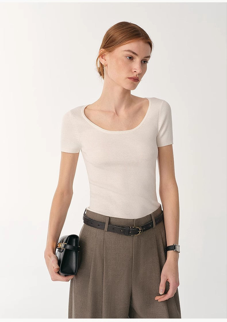 FIRELADY FUR | Women's Wool Round Neck Top