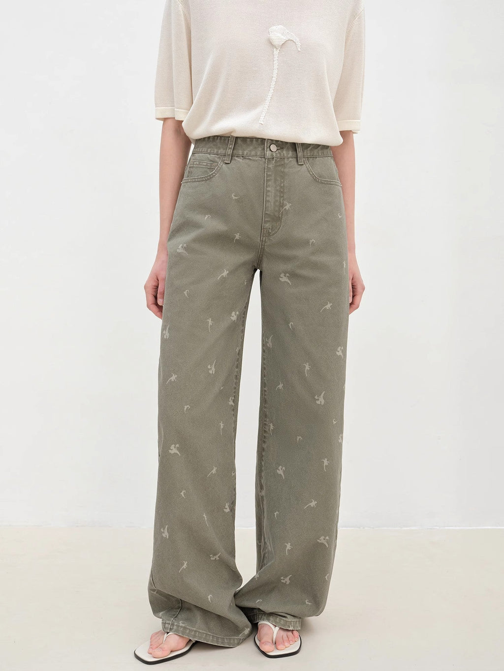 FIRELADY FUR | Women's Calla Lily Print Jeans