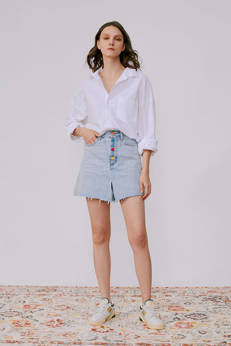 Hey Joanie | Rainbow Pleat Skort