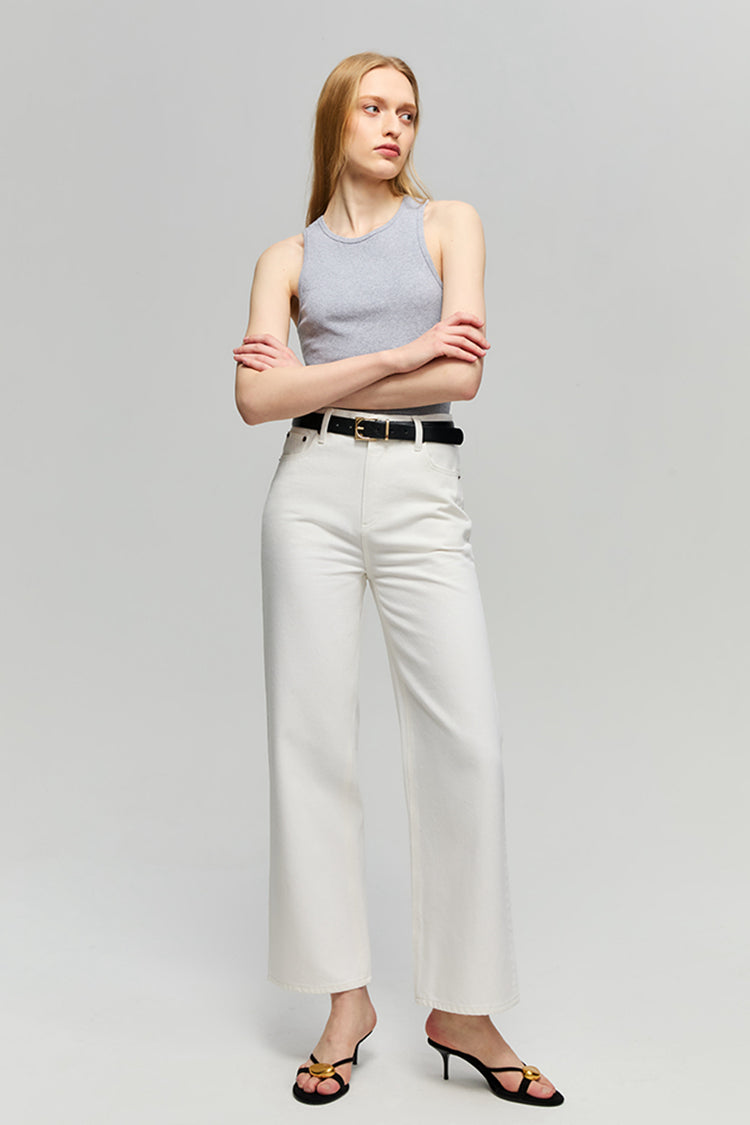 Hey Joanie | The Cityer Crop Wide Jeans