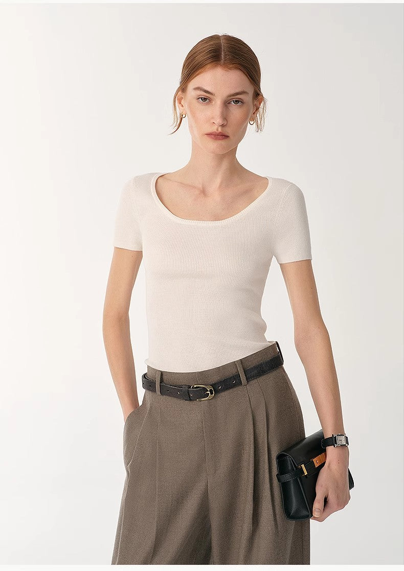 FIRELADY FUR | Women's Wool Round Neck Top