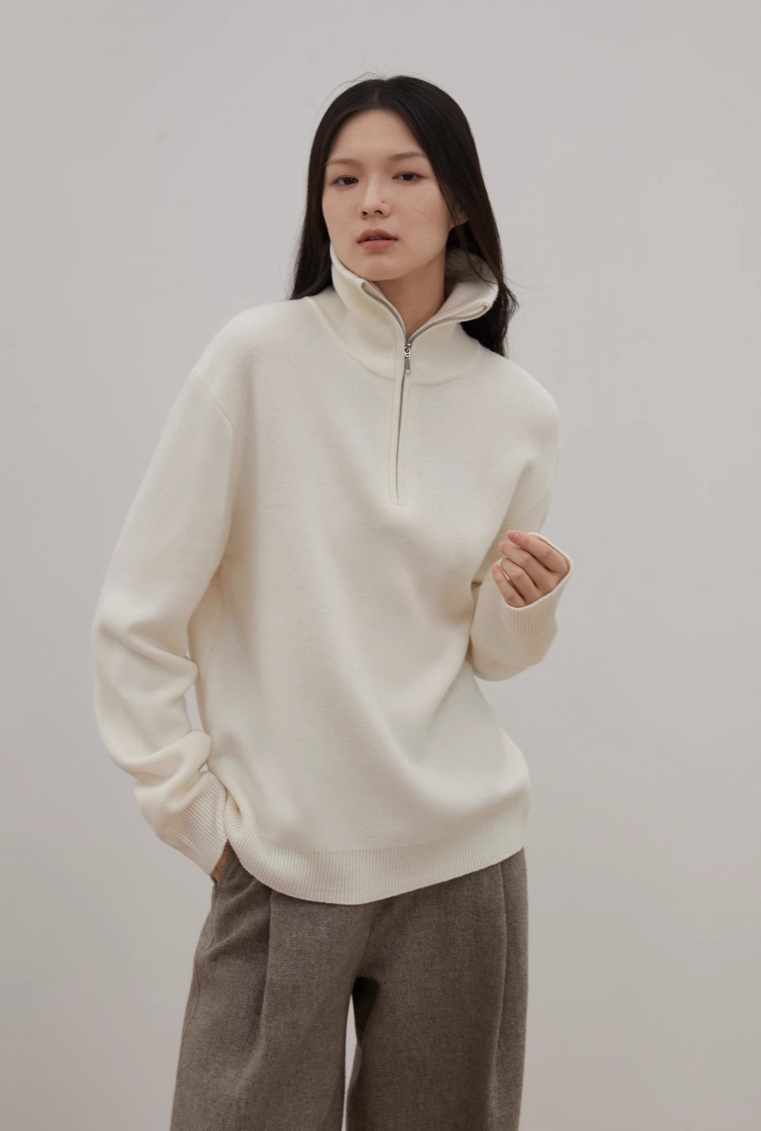 PREMIUM STYLE CO. LTD. | Women's Merino Wool Pullover Turtleneck Sweater